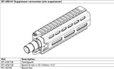 BT-450139 - Barrel 9 mm x 110mm / 4.3”