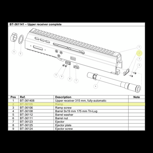 BT-36105 Ramp BT-36105 Ramp