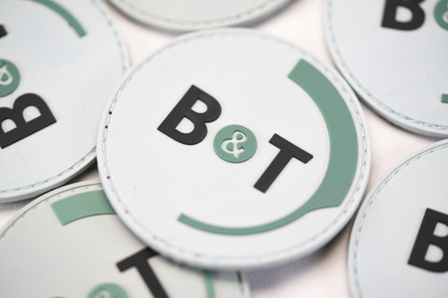 B&T Official PVC Patch White B&T Official PVC Patch White