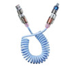 240W Charging & Data Cable C to C with Colorful Light