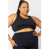 SPORT BRA - BLACK - WOMEN - Size XL (AX)