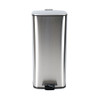 Living & Co Rectangle Pedal Bin Stainless Steel 30L