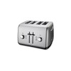 Living & Co Toaster 4 Slice Stainless Steel