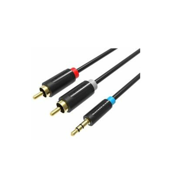 3.5mm-2RCA 2M BLK 3.5mm-2RCA 2M BLK