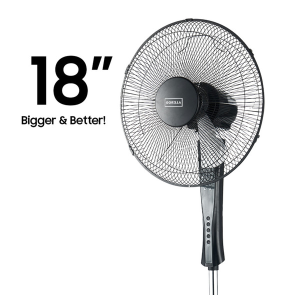Gorilla 18 Inches Stand Fan Gorilla 18 Inches Stand Fan