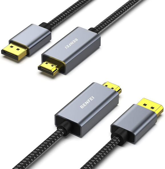 DisplayPort to HDMI 1.8m Cable