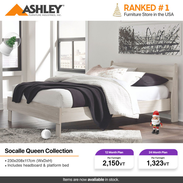 Socalle Queen Bed-12 months 2,150 VT per Fornight