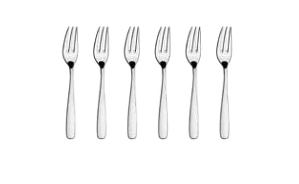 6PC. CAKE FORKS SET AMAZONAS