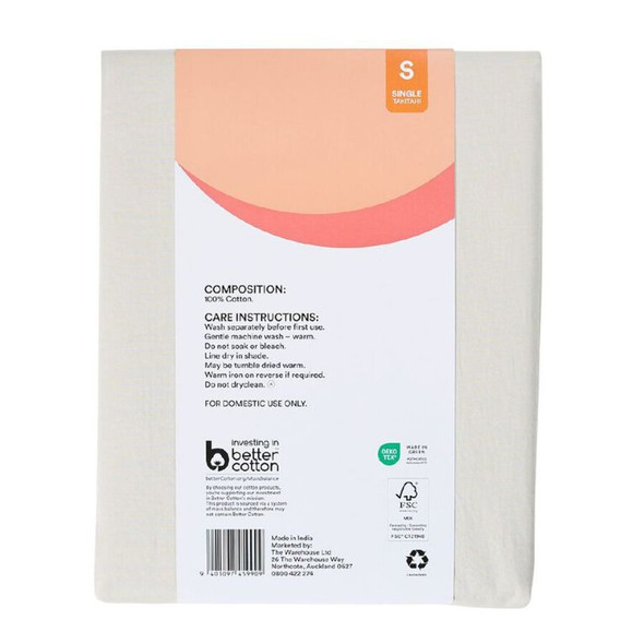 Cotton Sheet Set Sand Queen