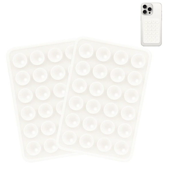 Phone silicone sucker white