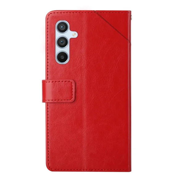 Samsung A17 Stripe Flip Red