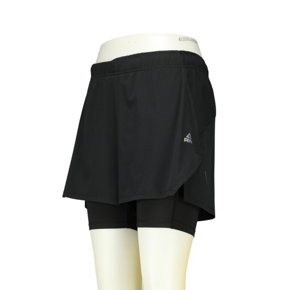 WOMEN  2-in-1 Shorts BLK 2XL