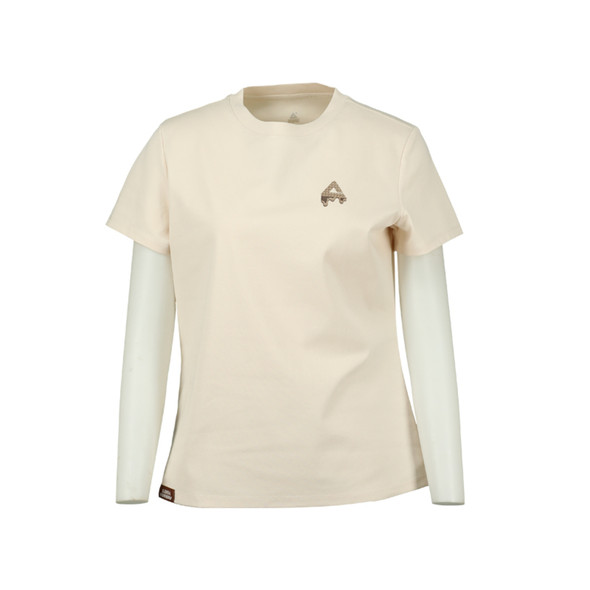 WOMEN Round Neck BEIGE M