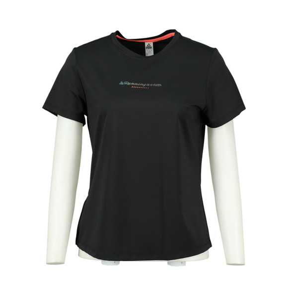 WOMEN Round Neck Shirt BLK XS
