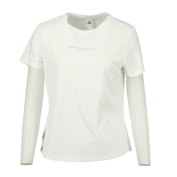 WOMEN Round Neck Shirt WHT 3XL
