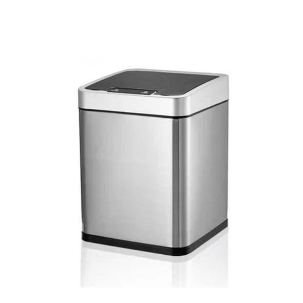12L TRASH CAN SILVER