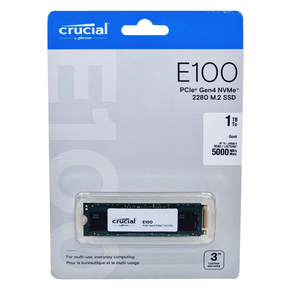 480GB Crucial Gen4 NVMe SSD