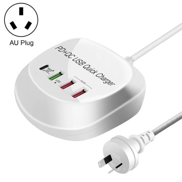  4-port PD+QC3.0 USB charger