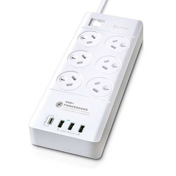 4ways USB X 3 + C PD20W