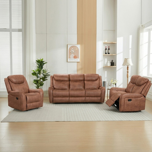 Bless 3+2+1 Recliner Brown