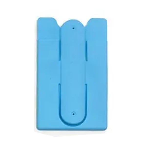 Card Holder With Stand Blue