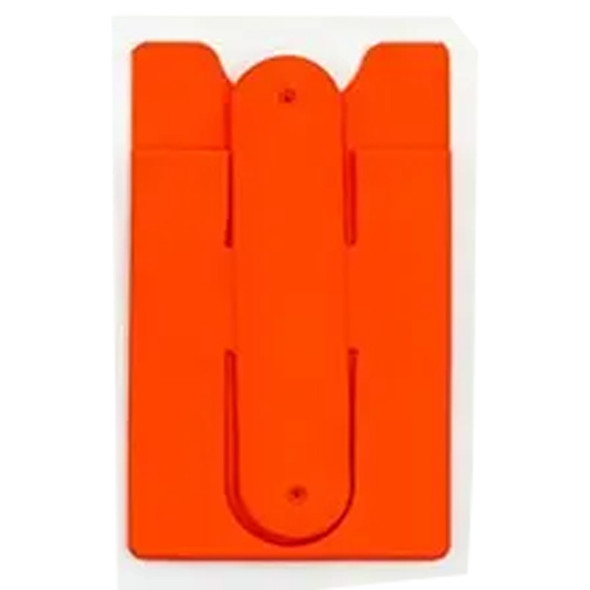 Card Holder With Stand Orange