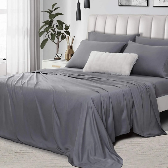 Charcoal Queen-size Bed sheet