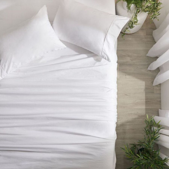 Cotton Sheet Set White King