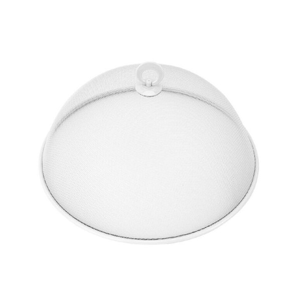 Iron Round Food Cover White