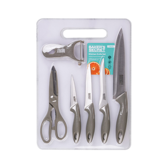 Kitchen Knife and Scissor Set 4