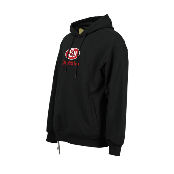 MEN Hoodie Sweater  BLK L