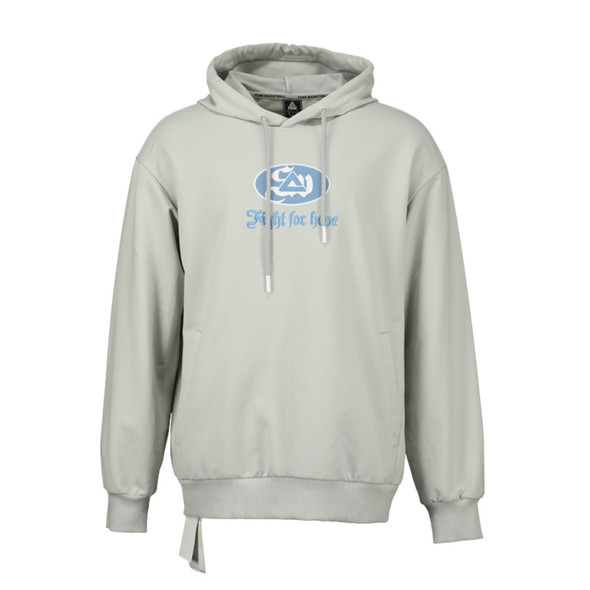 MEN Hoodie Sweater  GRY 2XL