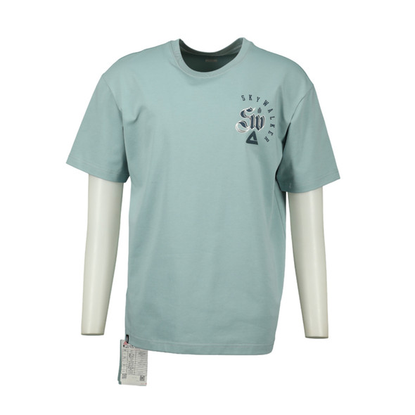 MEN Round Neck Shirt  BLUGRN M