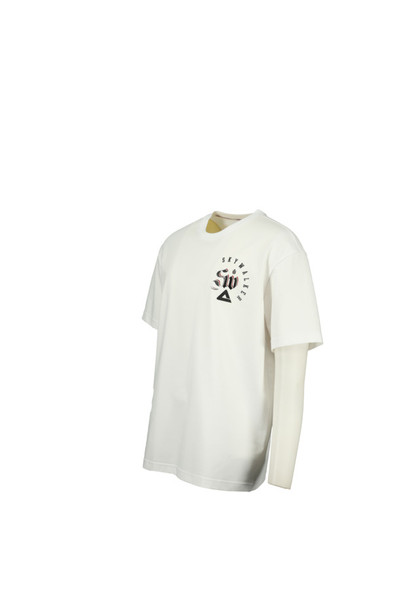 MEN Round Neck WHT 3017 L
