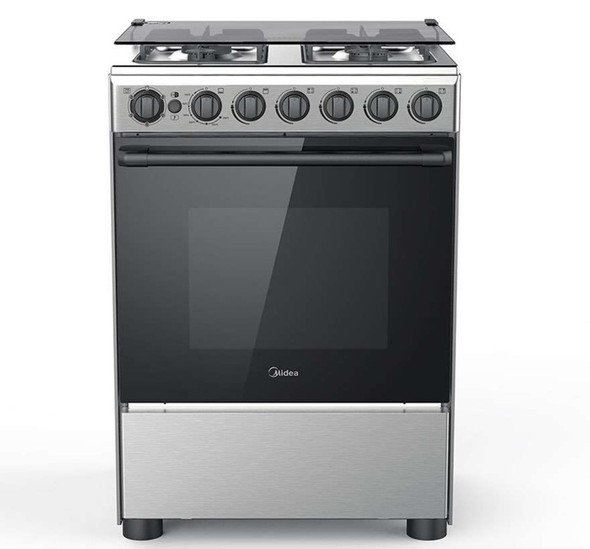 Midea 60cm Gascooker silver