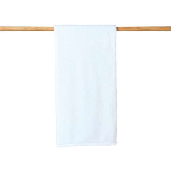 Plush Plain Hand Towel White