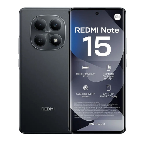 Redmi Note 15 128GB BLACK
