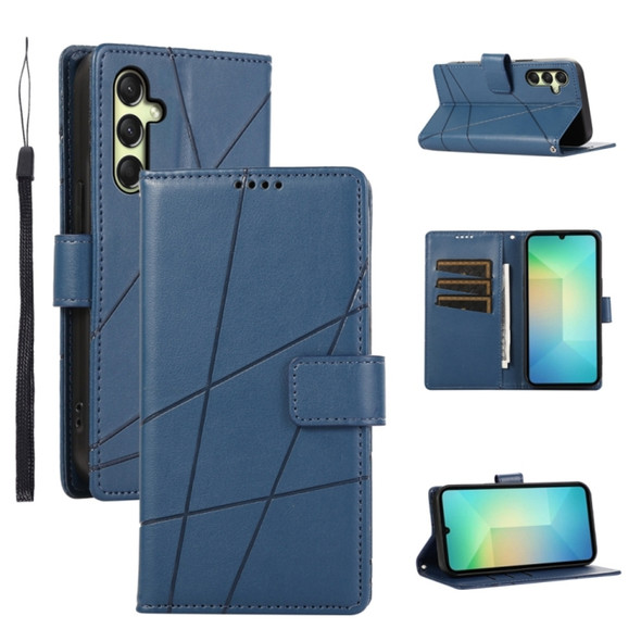 Samsung A17 Stripe Flip Blue