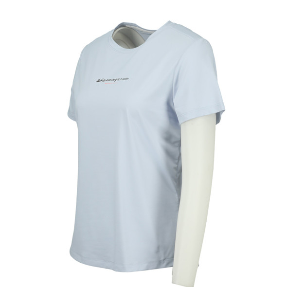 WOMEN Round Neck Shirt BLU XS