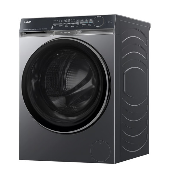Haier HWF12DB1 12kg 500 Series Front Load Washing Machine Black