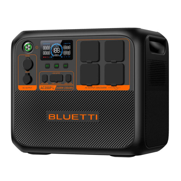 Bluetti AC200PL 2400W/2304Wh - 1220W Solar Panels + 198L Midea Deep Freezer