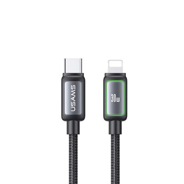 30W Al-Alloy Type-C to iP RGB Fast Charging & Data Cable 1.2M