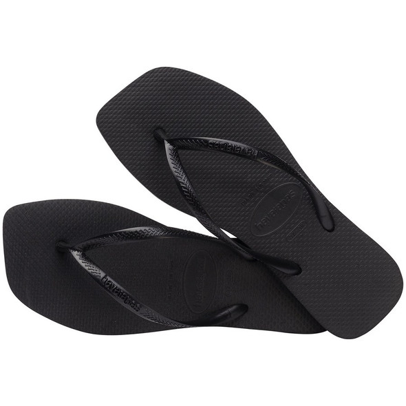 Havaianas Slim Square Solid 0090 Black Size 39-40