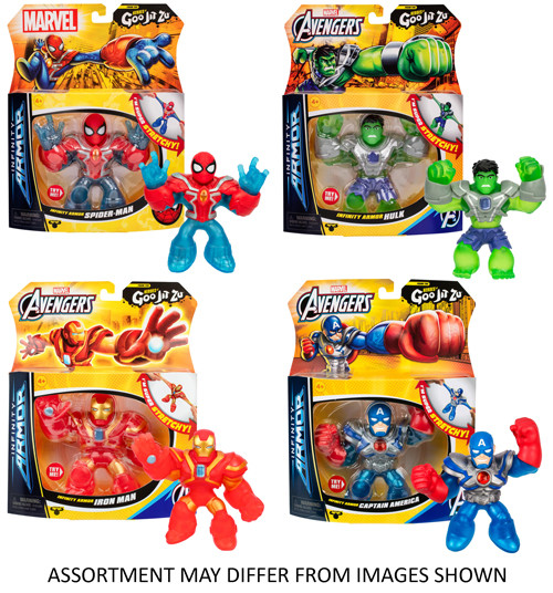 Heroes of Goo Jit Zu Series 10 Wave 2 Marvel Hero Pack assorted