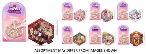ZURU Sticker Therapy - Kawaii Kitties 80 Stickers Intermediate Series 1 assorted