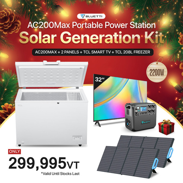 Bluetti 2200W-without fridge and TV Bluetti 2200W-without fridge and TV