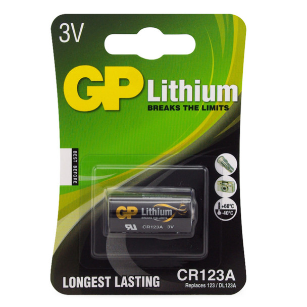 GP CR123A-C1 3V Lithium Battery