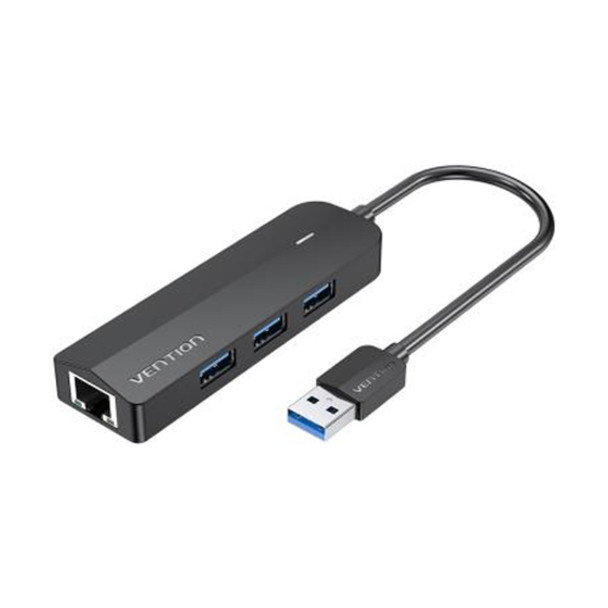 3-Port USB 3.0 Hub with Gigabit