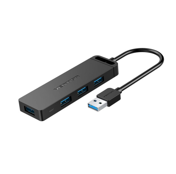 4-Port USB 3.0 Hub 0.15M Black