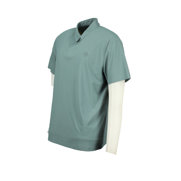 MEN POLO GRYGRN 2XL